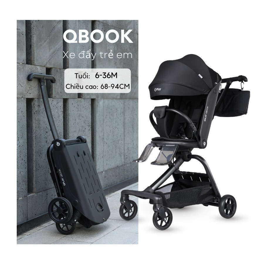 QBOOK Xe đẩy trẻ em